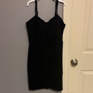 Altar'd State Black Spaghetti Strap Dress